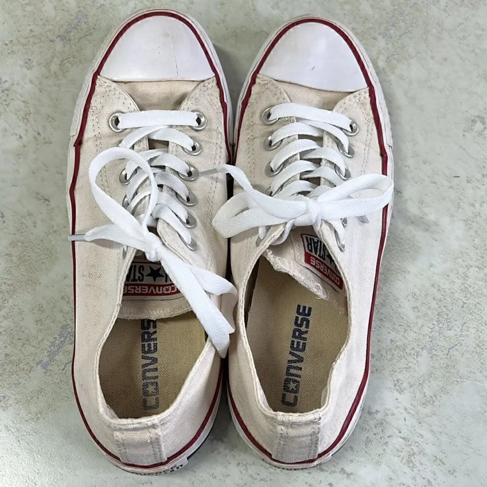 Converse Loved White Sneakers M6W7.5 - Picture 5 of 8